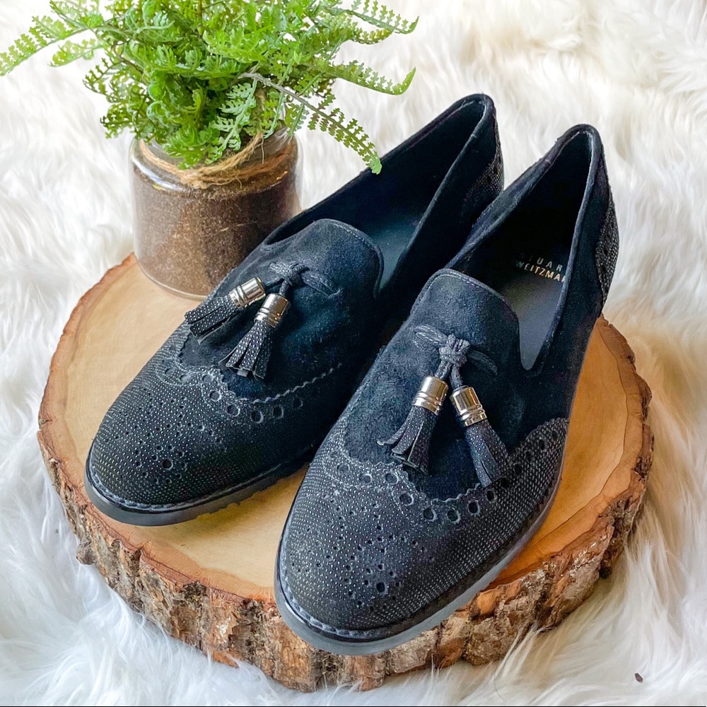 Stuart Weitzman Guything Tassel Wingtip Loafers - image 8